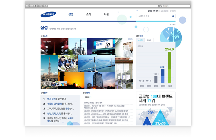 삼성그룹 대표사이트 웹접근성 개선 상세이미지2